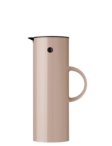 Stelton Thermos Em77 – Caraffa Termica A Doppia Parete Per Bevande Calde/Fredde, Teiera Per Tè E Caffè Con Inserto In Vetro, Chiusura Magnetica, Tappo