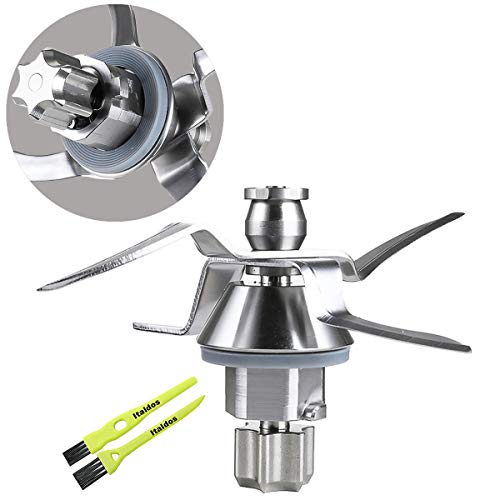 Italdos Gruppo Coltelli Lame Compatibile Per Vorwerk Thermomix Bimby Tm31 Tm 31 In Acciaio Inox Con Spazzolini
