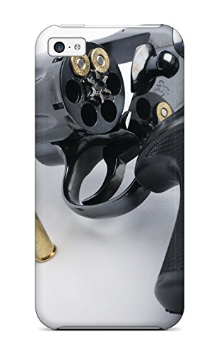 New Cute Funny Gun Case Cover/ Iphone 5C Case Cover