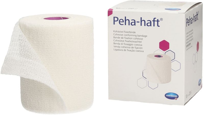 Benda di fissaggio coesiva PEHA HAFT 12cm x 20m