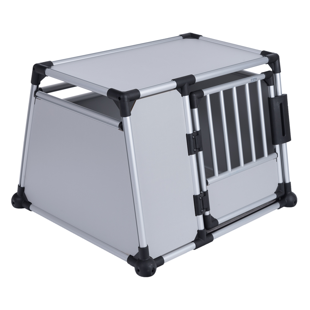 Cage De Transport En Aluminium Trixie - L 93 × L 81 X H 64 Cm