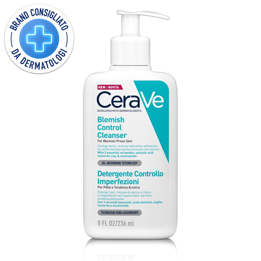 CeraVe Detergente anti imperfezioni Deterge i pori, rimuove lo sporco