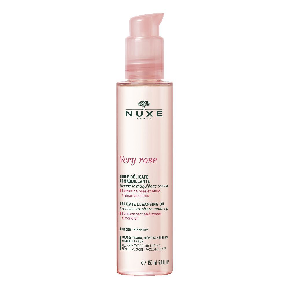 Nuxe Very Rose Olio Delicato Struccante 150 ml Soluzione