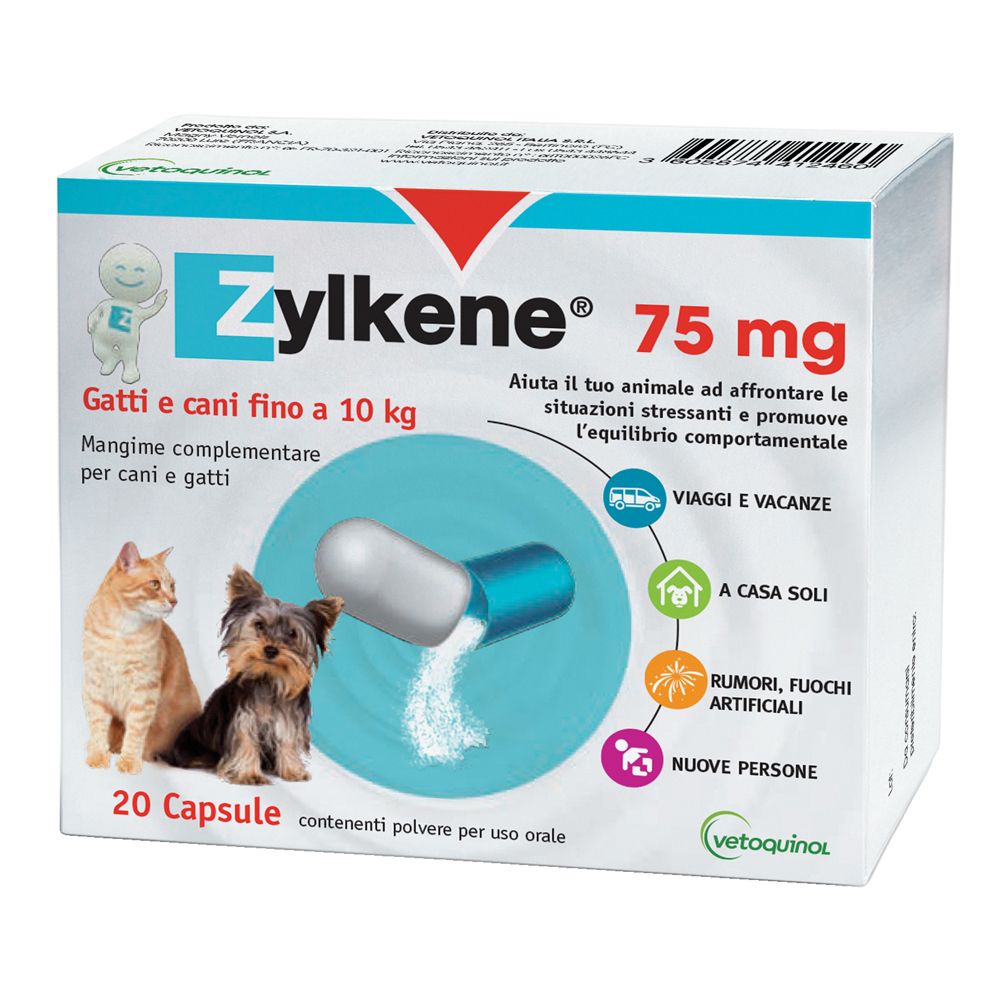 Zylkene® 75mg gatti e cani 10 kg 20 pz Capsule