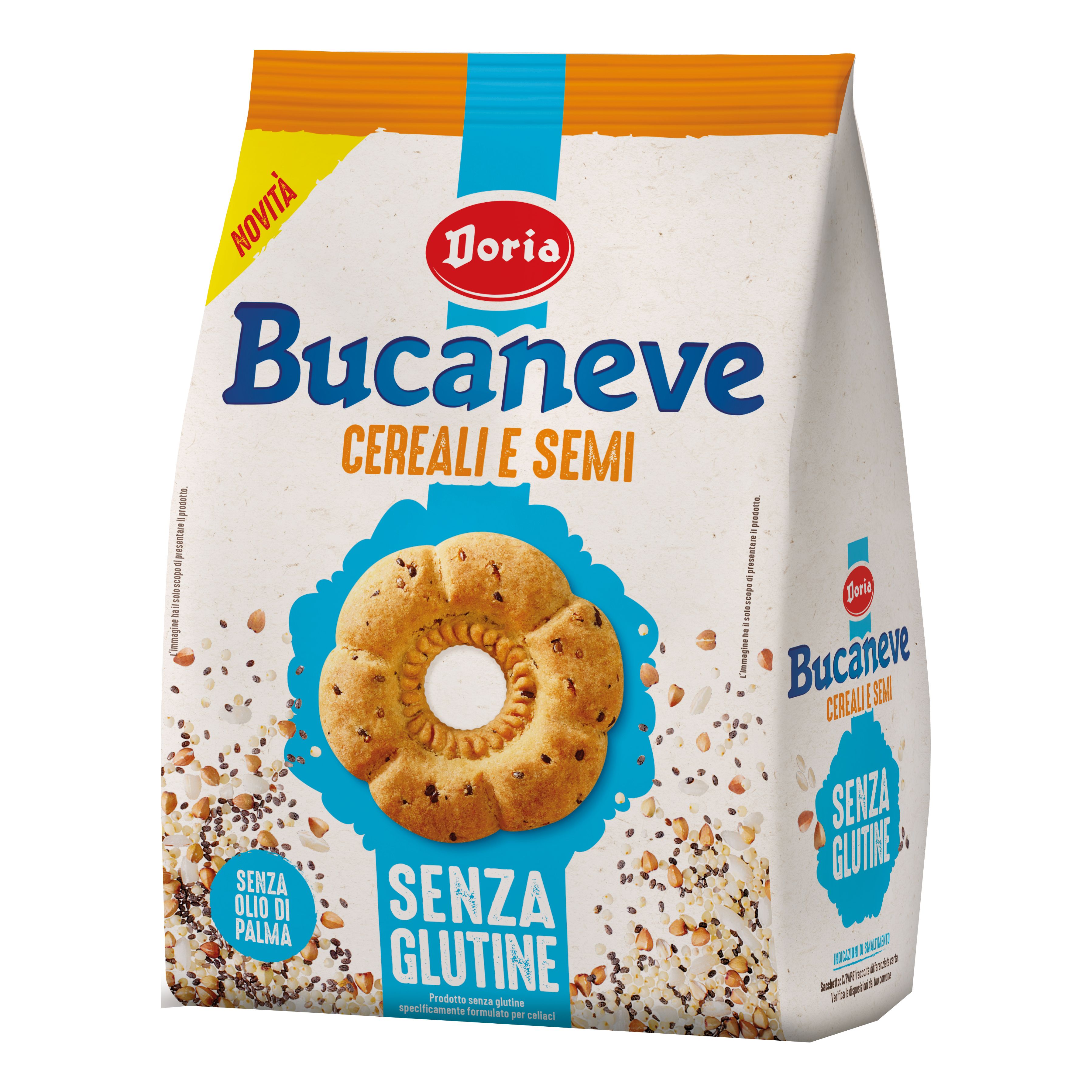 Doria Bucaneve Cereali E Semi 200 g Biscotti