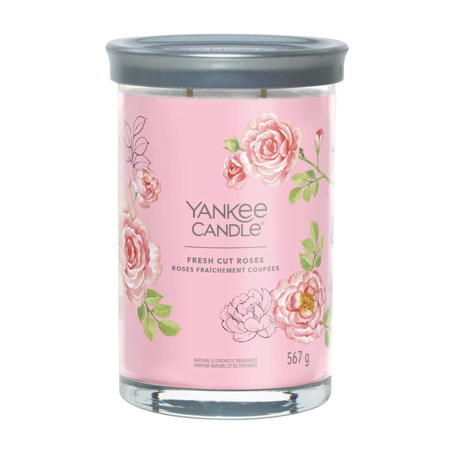 Yankee Candle - Candela Tumbler Grande Signature Fresh Cut Roses Candele 567 g unisex