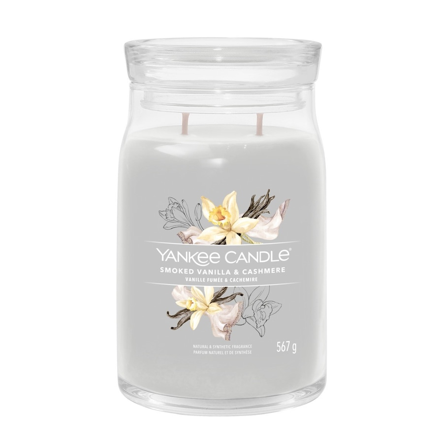 Yankee Candle - Candela grande Signature Smoked Vanilla & Cashmere Candele 567 g unisex