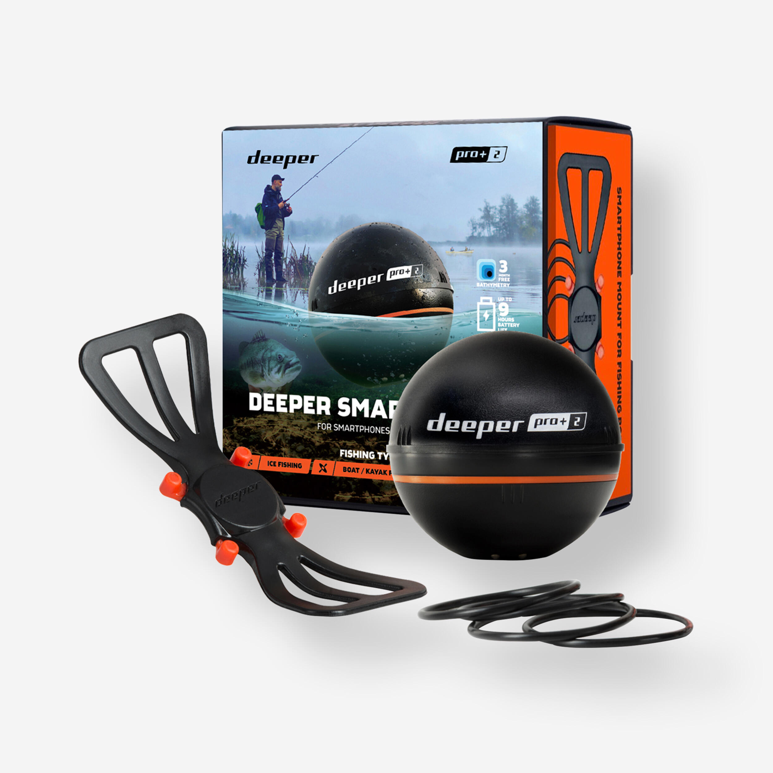 Decathlon | Ecoscandaglio DEEPER PRO PLUS 2 + supporto smartphone |  Deeper
