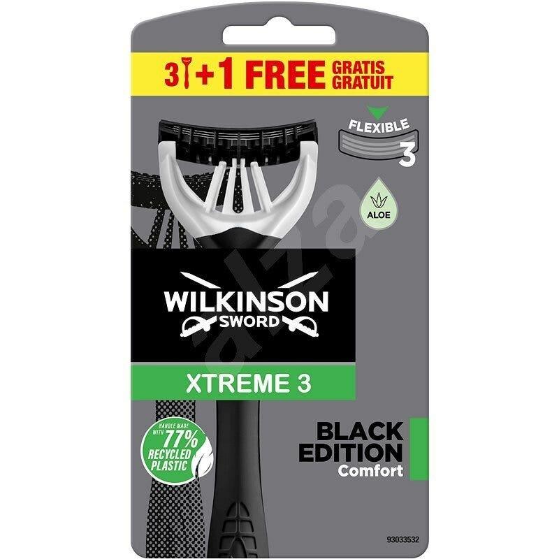 Wilkinson Xtreme 3 Black Edition 3+1pz
