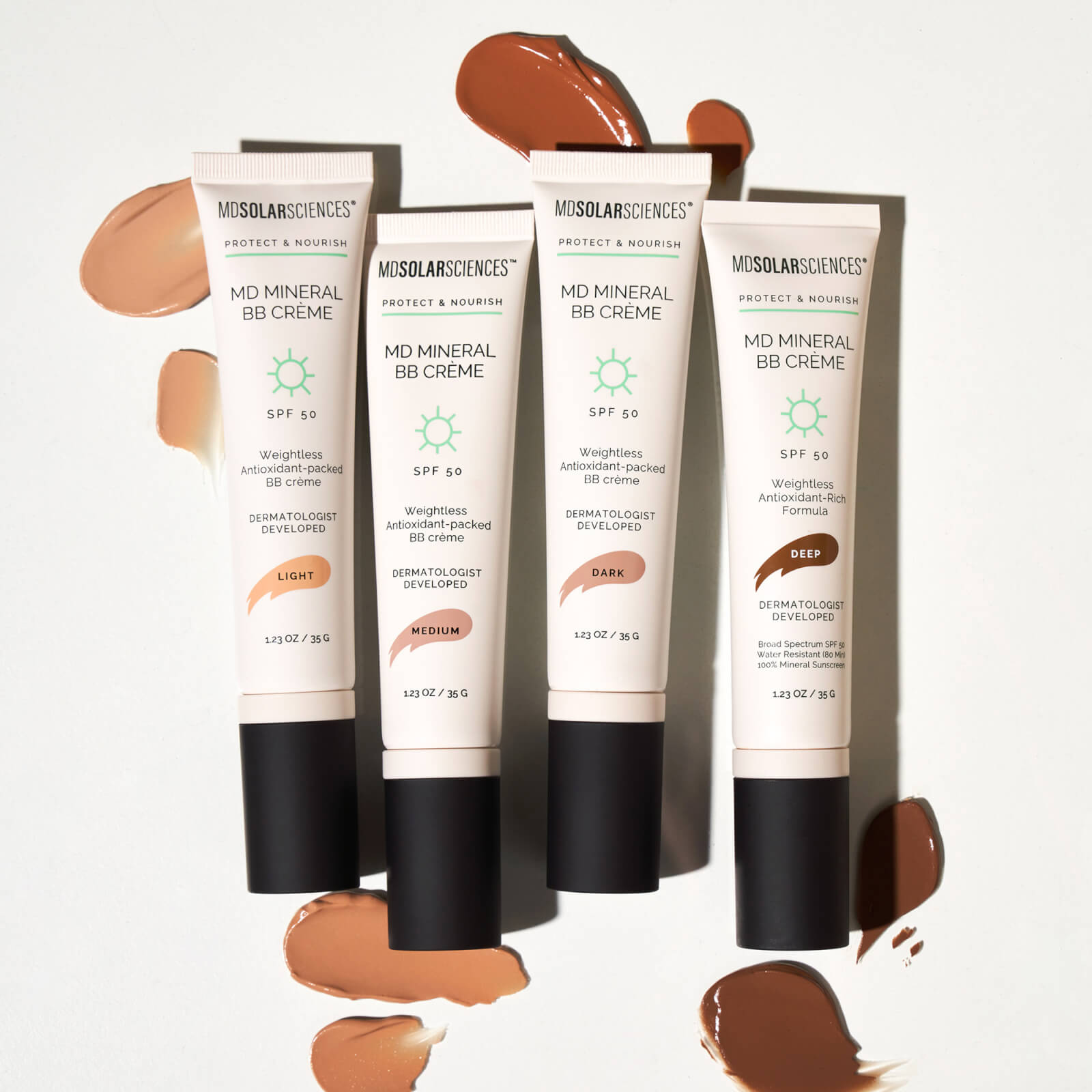 MDSolarSciences MD Mineral BB Crème SPF 50 1.23 oz (Various Shades) - Deep