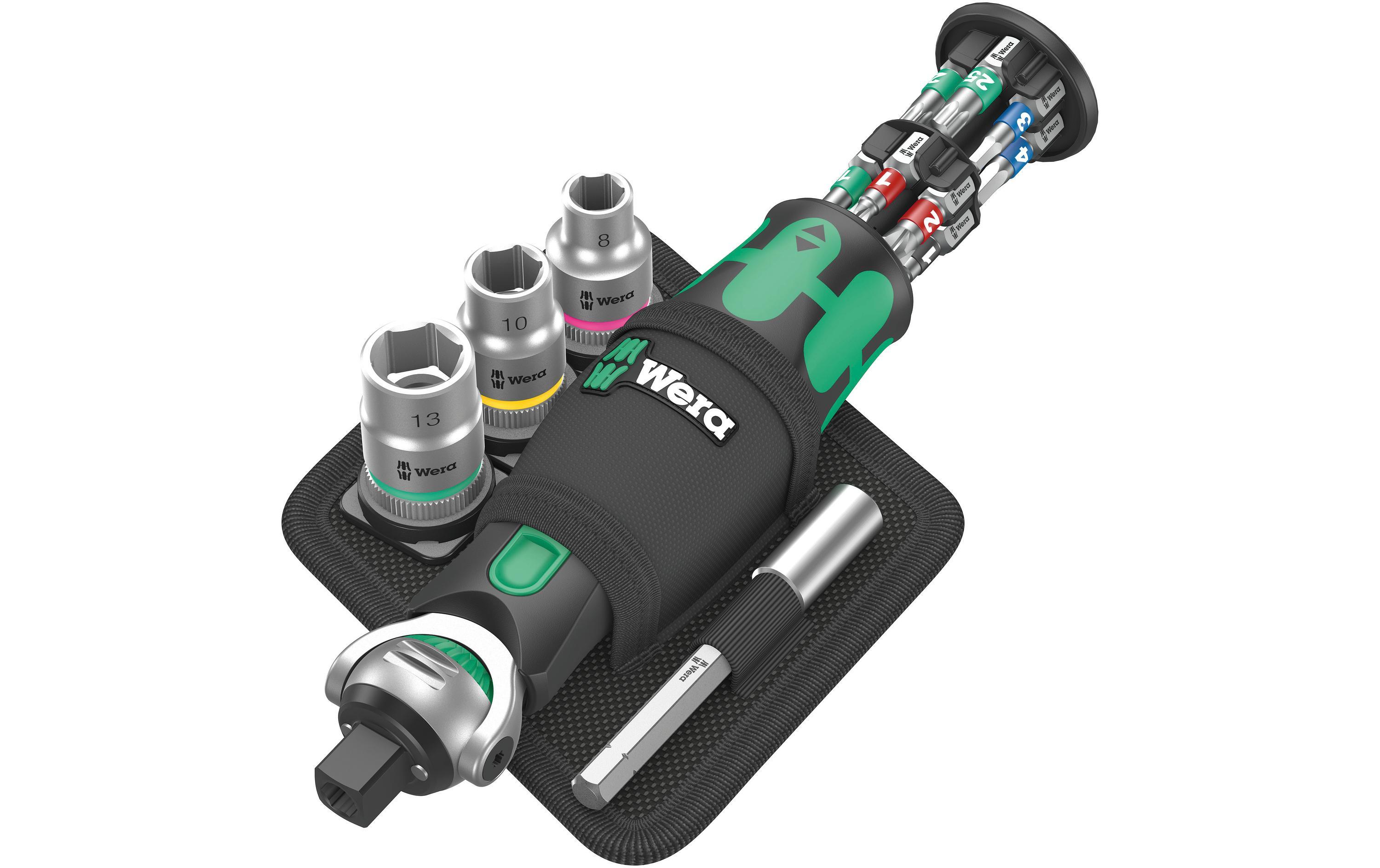 Wera Ratsche »Wera 8009 Zyklop Pocket Set 2«, (18 St.)