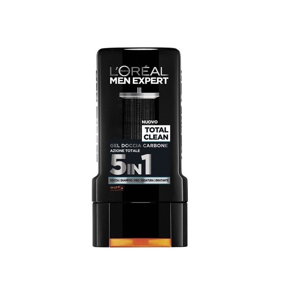 L´Oréal Men Expert Total Clean, Azione Totale 5 in 1, con Carbone
