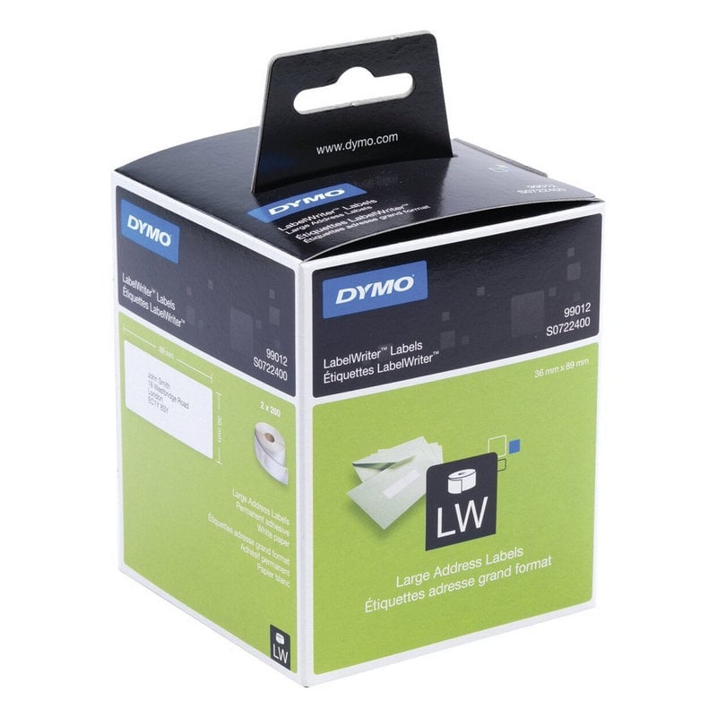 Dymo Lw - Étiquettes D'Adresse Grand Format - 36 X 89 Mm - S0722400