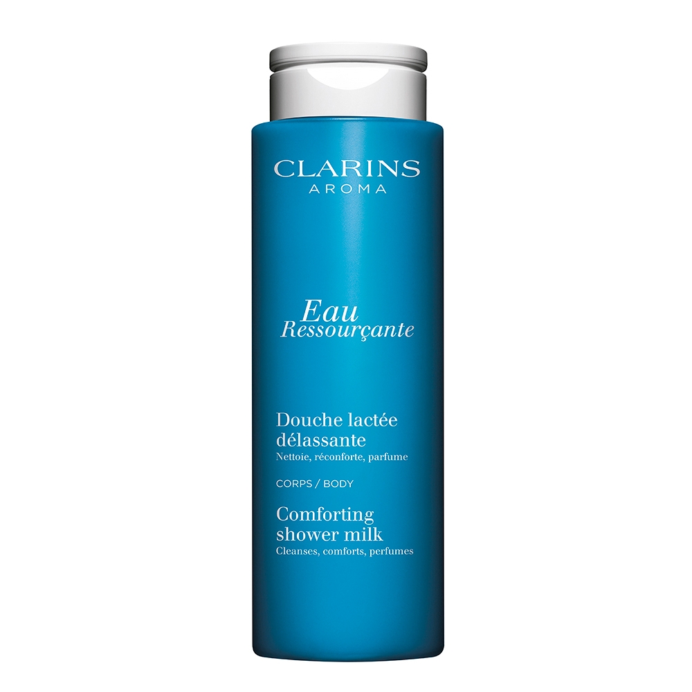 Aroma Eau Ressourcante Douche Lactée Délassante Doccia-Shampoo Rilassante Nutriente 200 ml Clarins