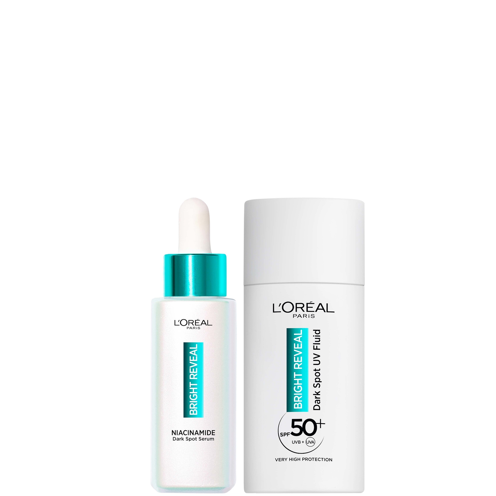 L'Oréal Paris Exclusive Niacinamide Dark Spot Routine with Serum and UV Fluid SPF50+