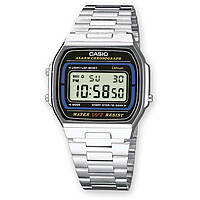 Casio Vintage Argentato/Acciaio Orologio Unisex A164WA-1VES