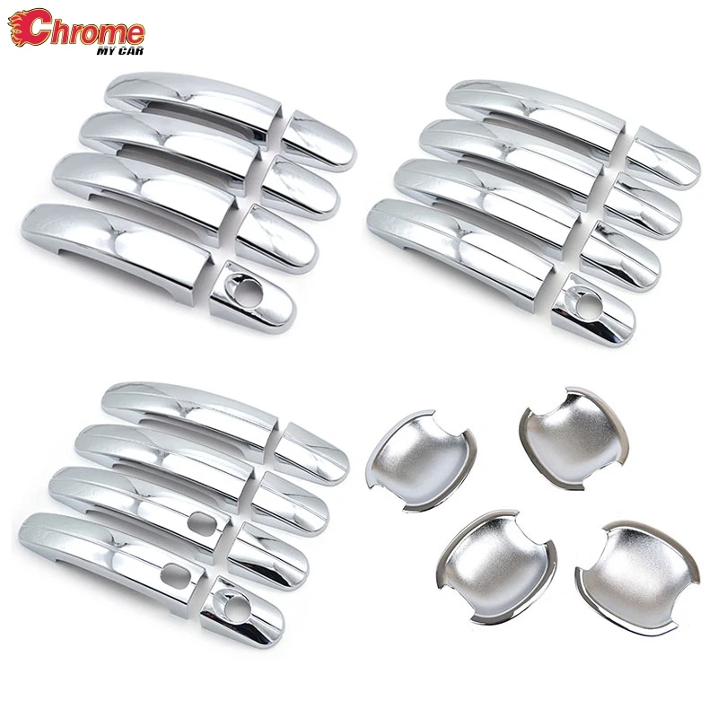 Manija De Puerta Cromada Para Ford Focus Mk2 Euro 2005 - 2008 2009 2010 2011, Cubierta De Captura, Tazón, Taza, Embellecedor, Superposición, Decoració