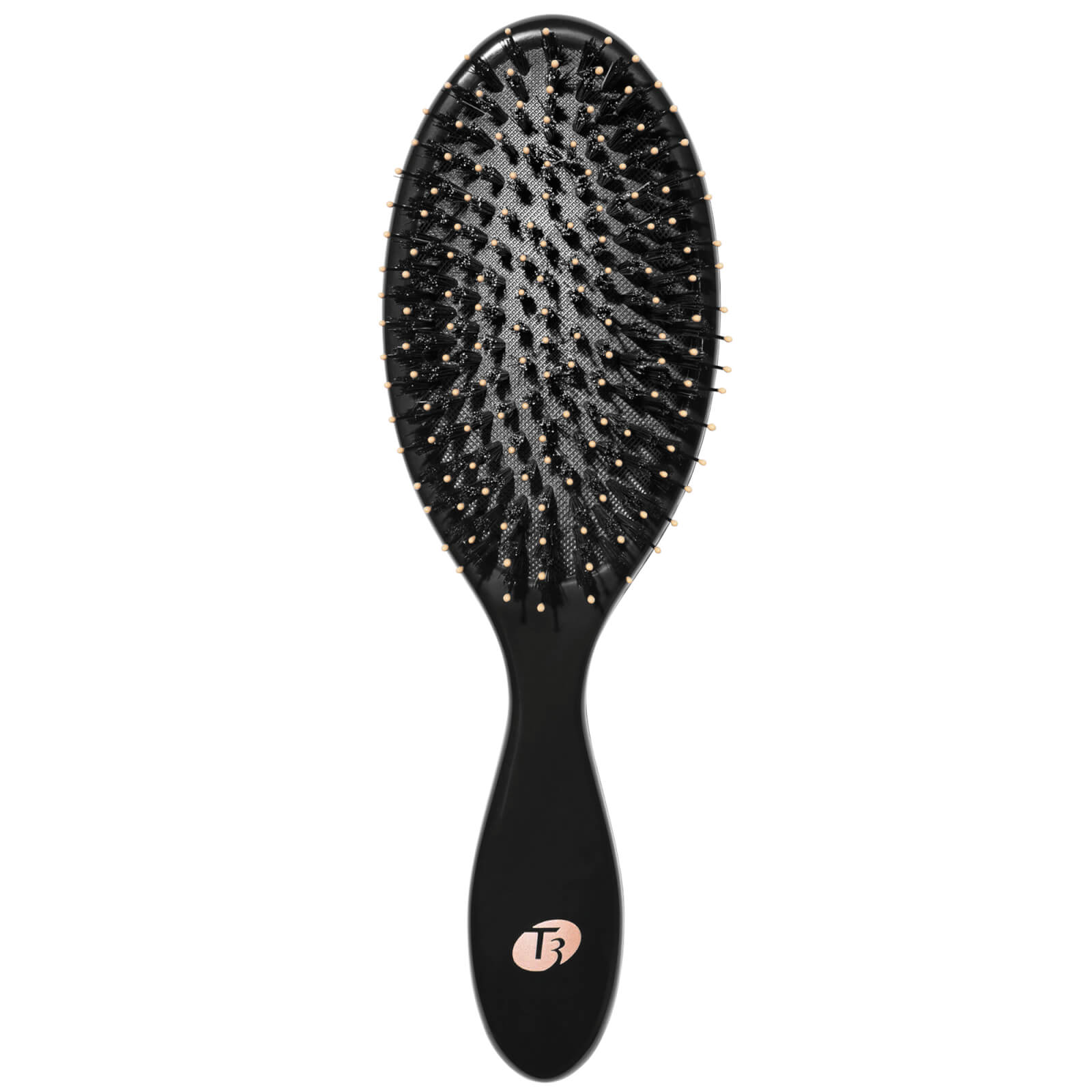 T3 Polish and Shine Premium Vegan Boar and Nylon Oval Hairbrush