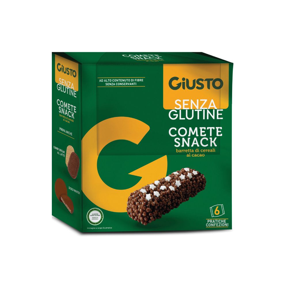 Giusto Senza Glutine Comete Snack 120 G g