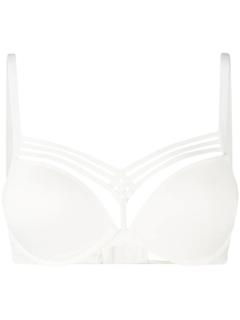Marlies Dekkers Dame de Paris' ivory push up bra - Bianco