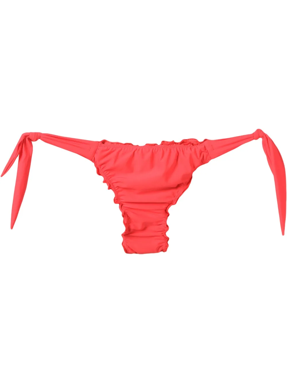 Amir Slama frilled bikini bottoms - Rosso