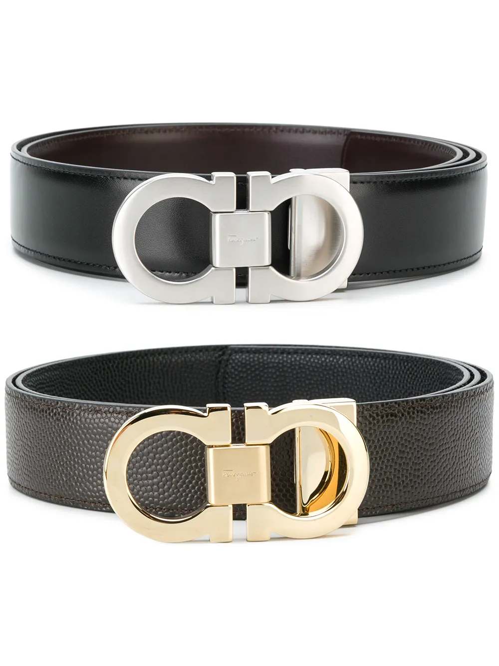 Ferragamo Cintura 'Double Gancio' - Nero