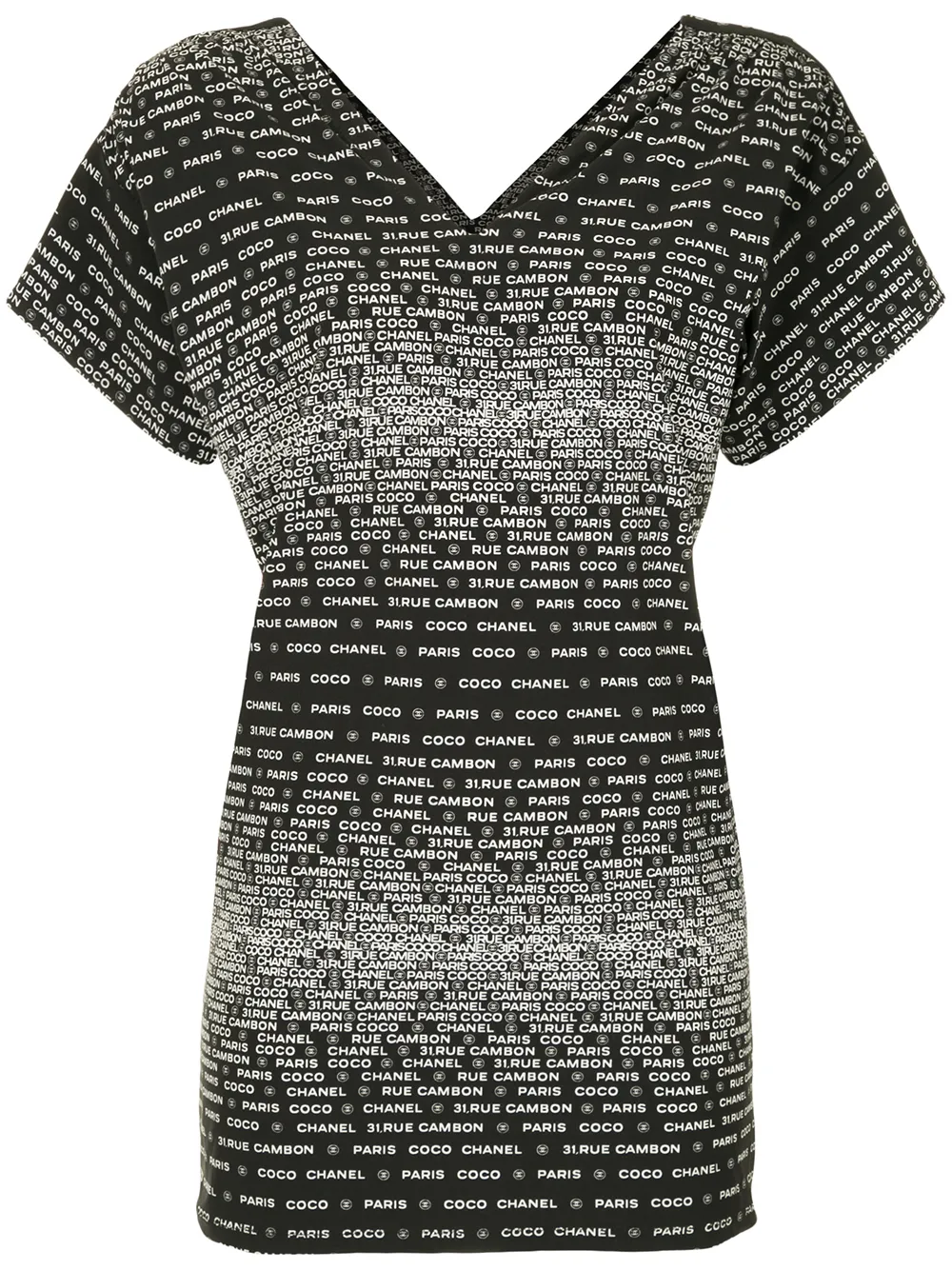 CHANEL Pre-Owned T-shirt con stampa 2009 - Nero