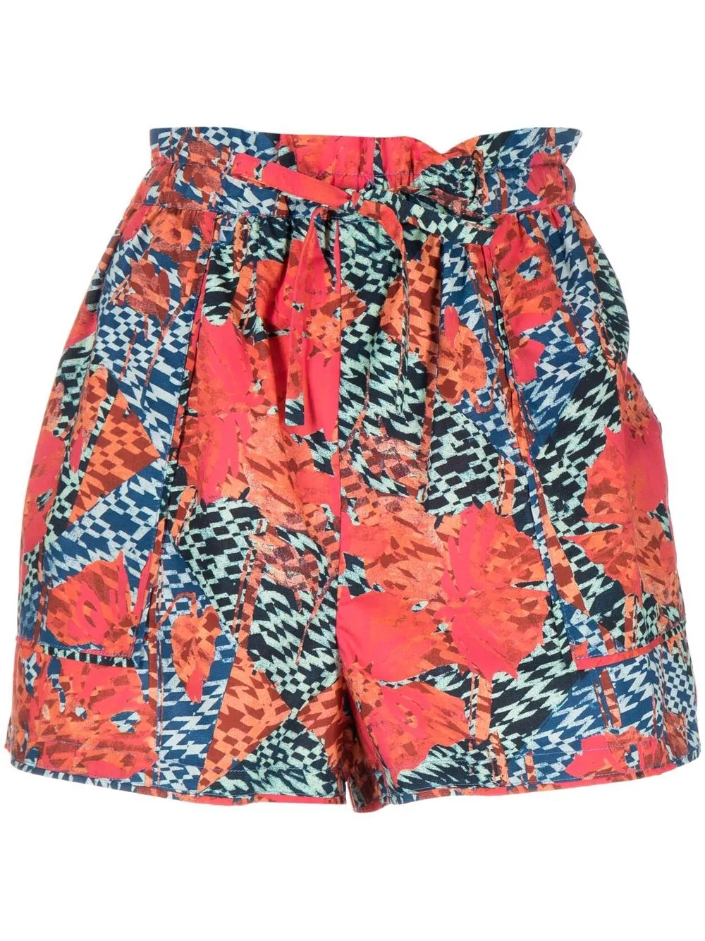 Ulla Johnson Shorts Edlyn a vita alta - Rosso