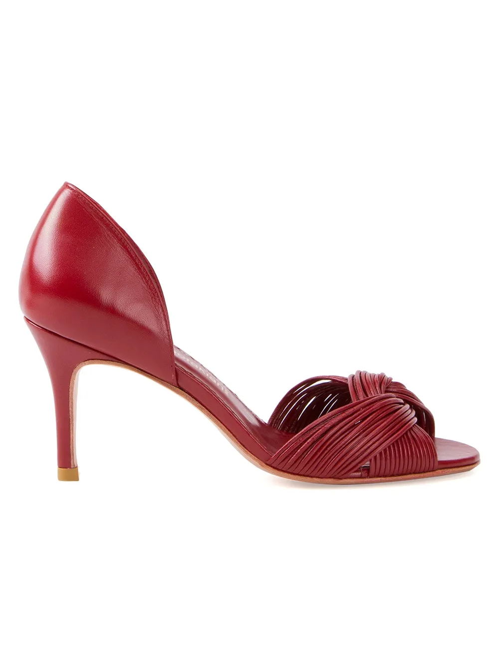 Sarah Chofakian open-toe pumps - Rosso