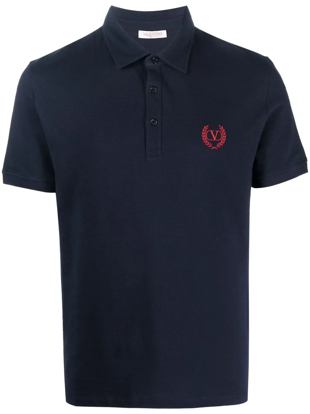 Valentino Garavani Polo con ricamo - Blu