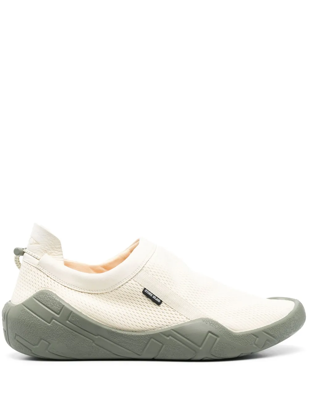Stone Island Shadow Project Sneakers senza lacci con applicazione - Toni neutri