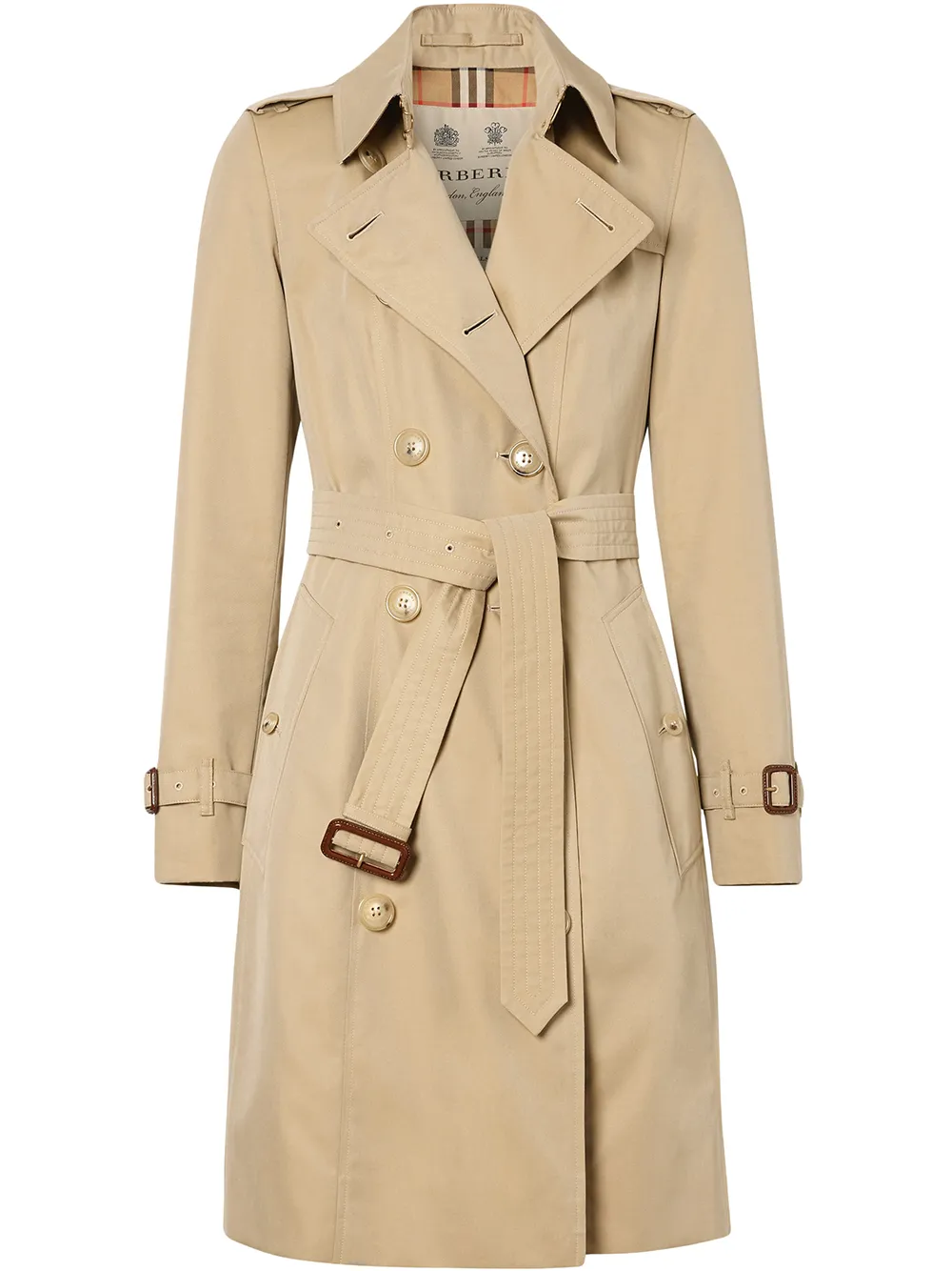 Burberry Trench doppiopetto Chelsea Heritage - Toni neutri