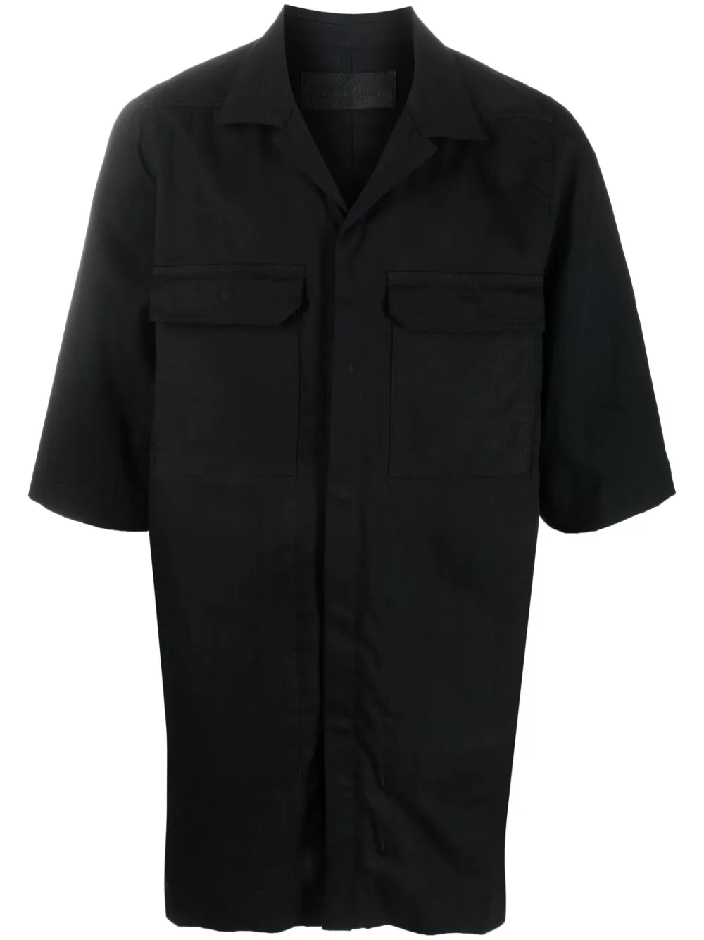 Rick Owens DRKSHDW Camicia con tasche - Nero
