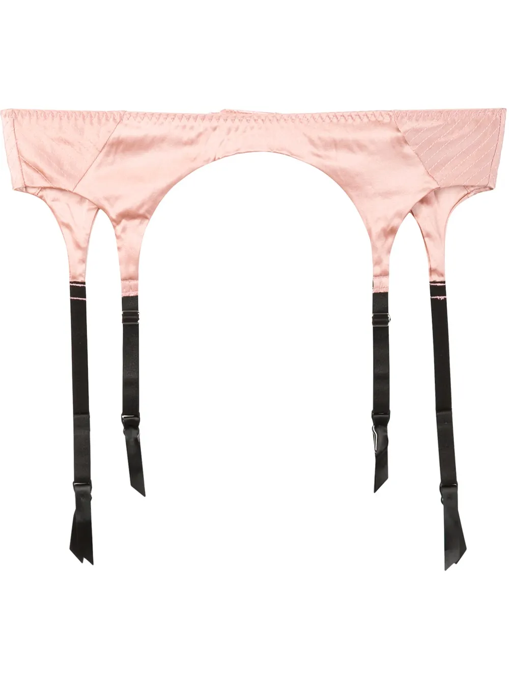 Fleur Du Mal satin garter belt - Rosa