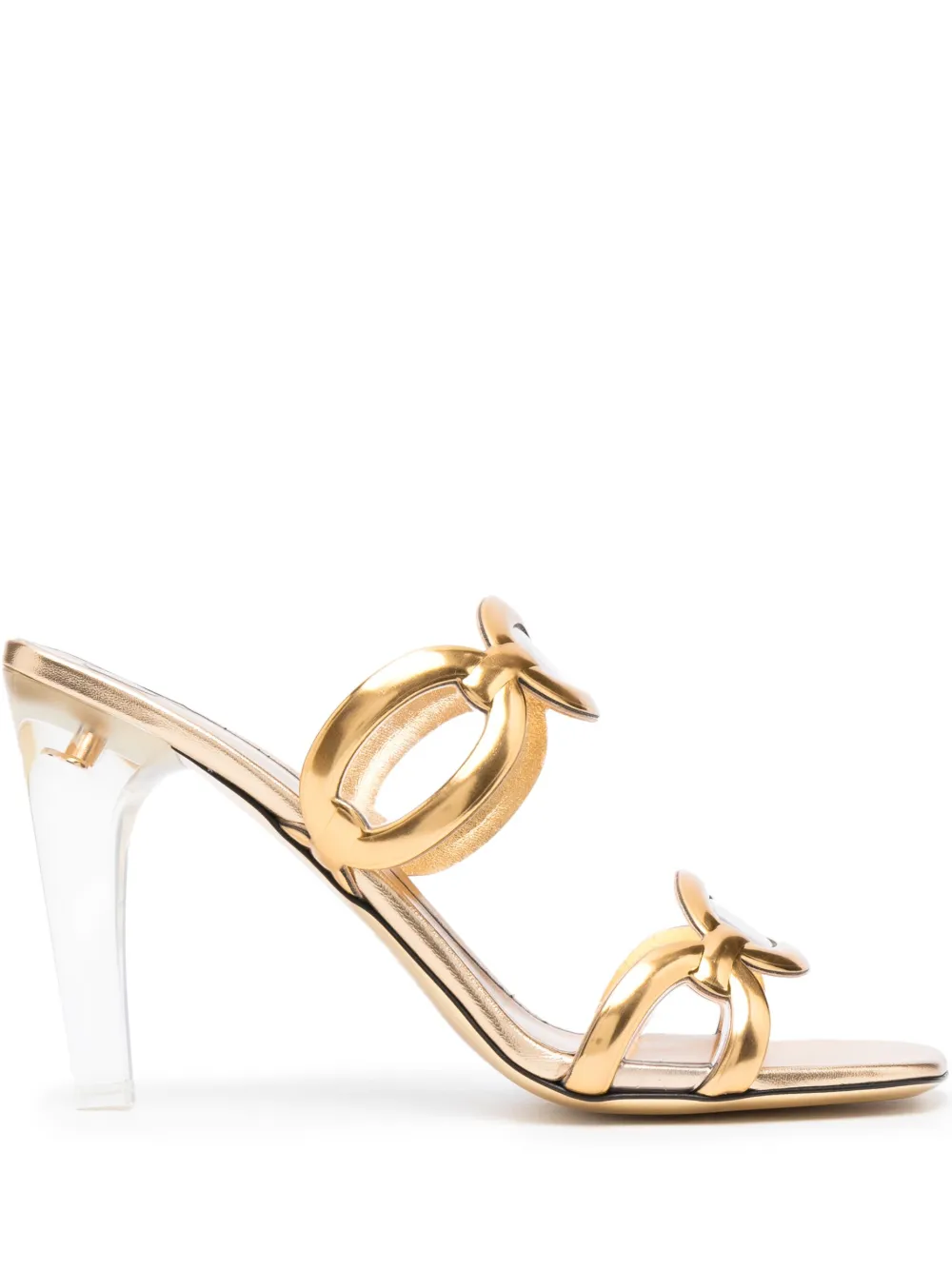 Valentino Garavani Mules Chain 1967 - Oro