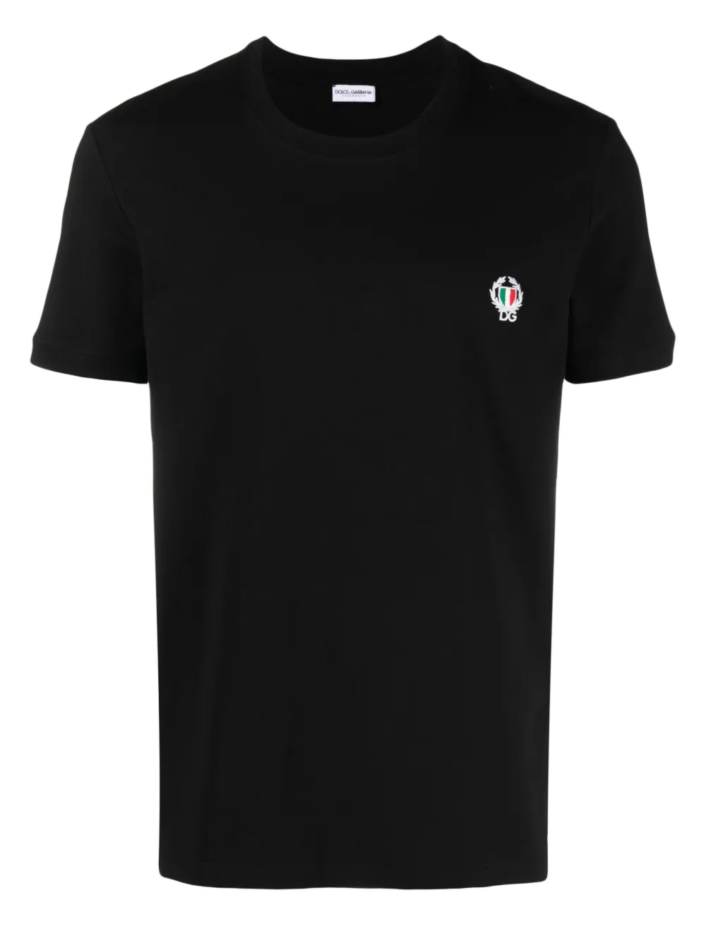 Dolce & Gabbana T-shirt con ricamo - Nero