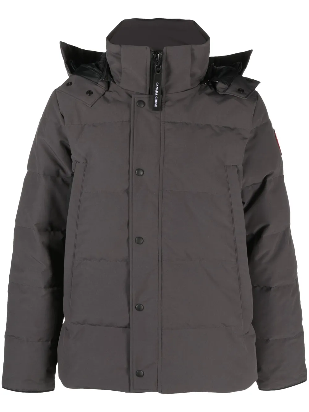 Canada Goose Parka Wyndham imbottito con cappuccio - Grigio
