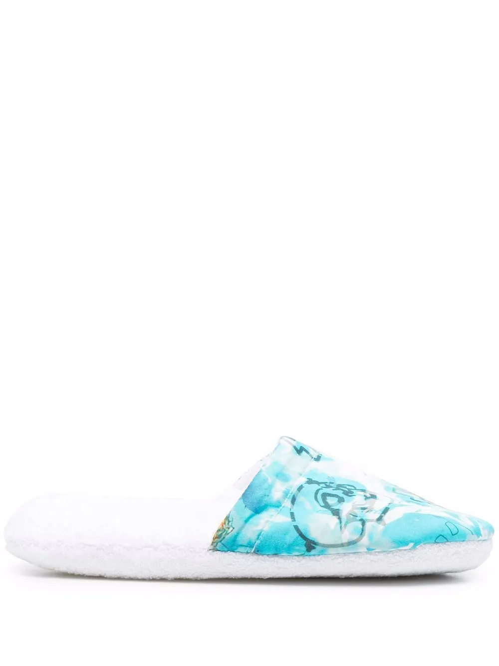 Philipp Plein Slippers Pineapple Skies - Blu