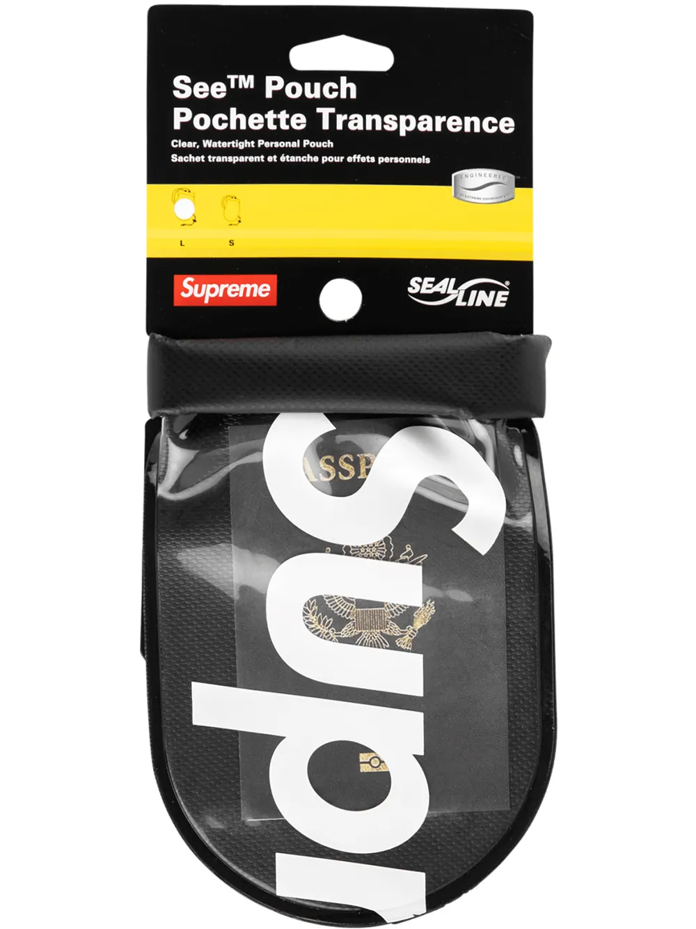 Supreme Pouch SealLine See trasparente - Nero