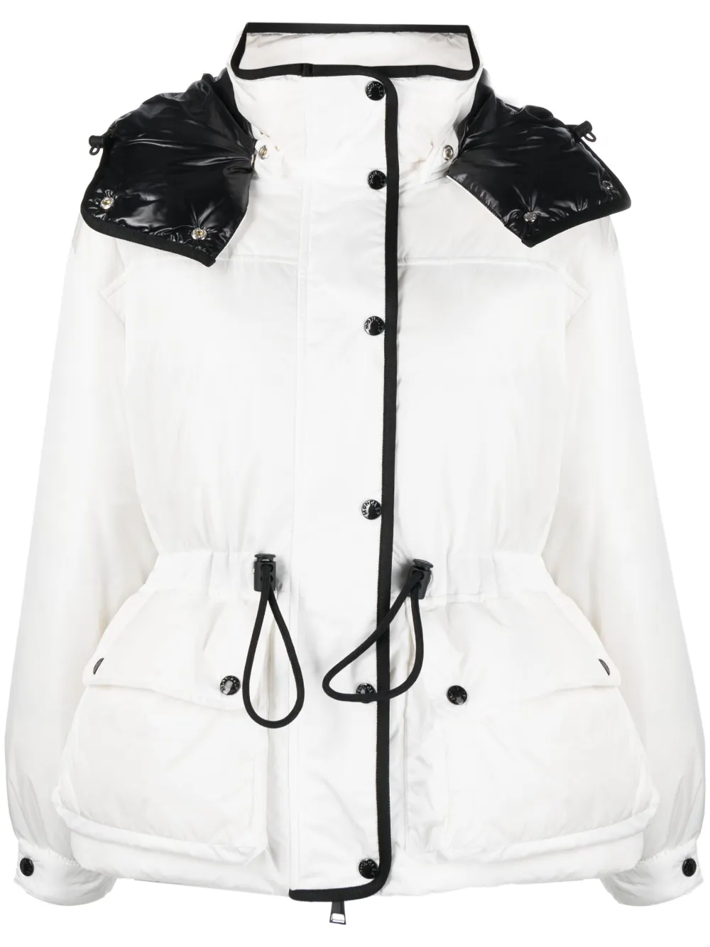 Moncler Piumino con cappuccio - Bianco