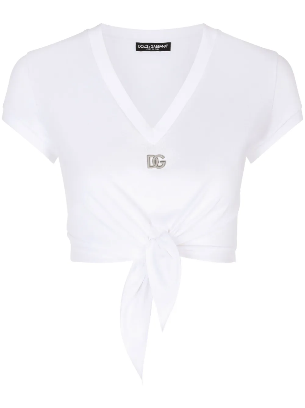 Dolce & Gabbana T-shirt con ricamo - Bianco