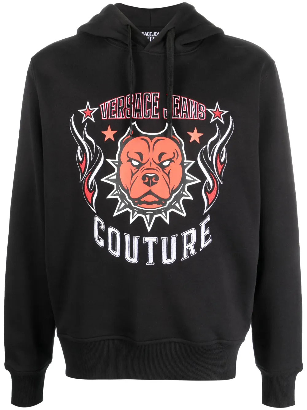 Versace Jeans Couture Felpa con cappuccio - Nero