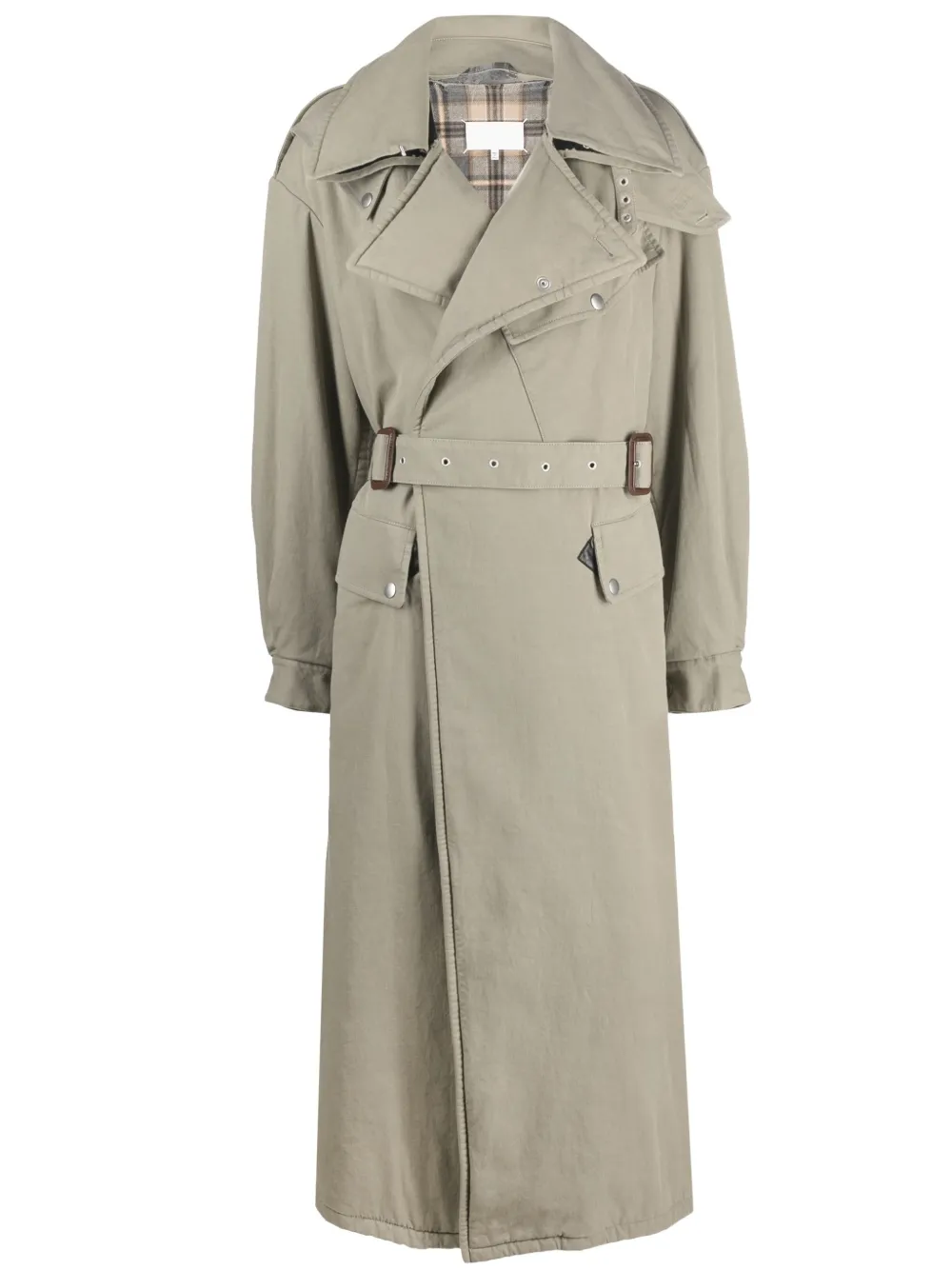 Maison Margiela Trench destrutturato - Verde