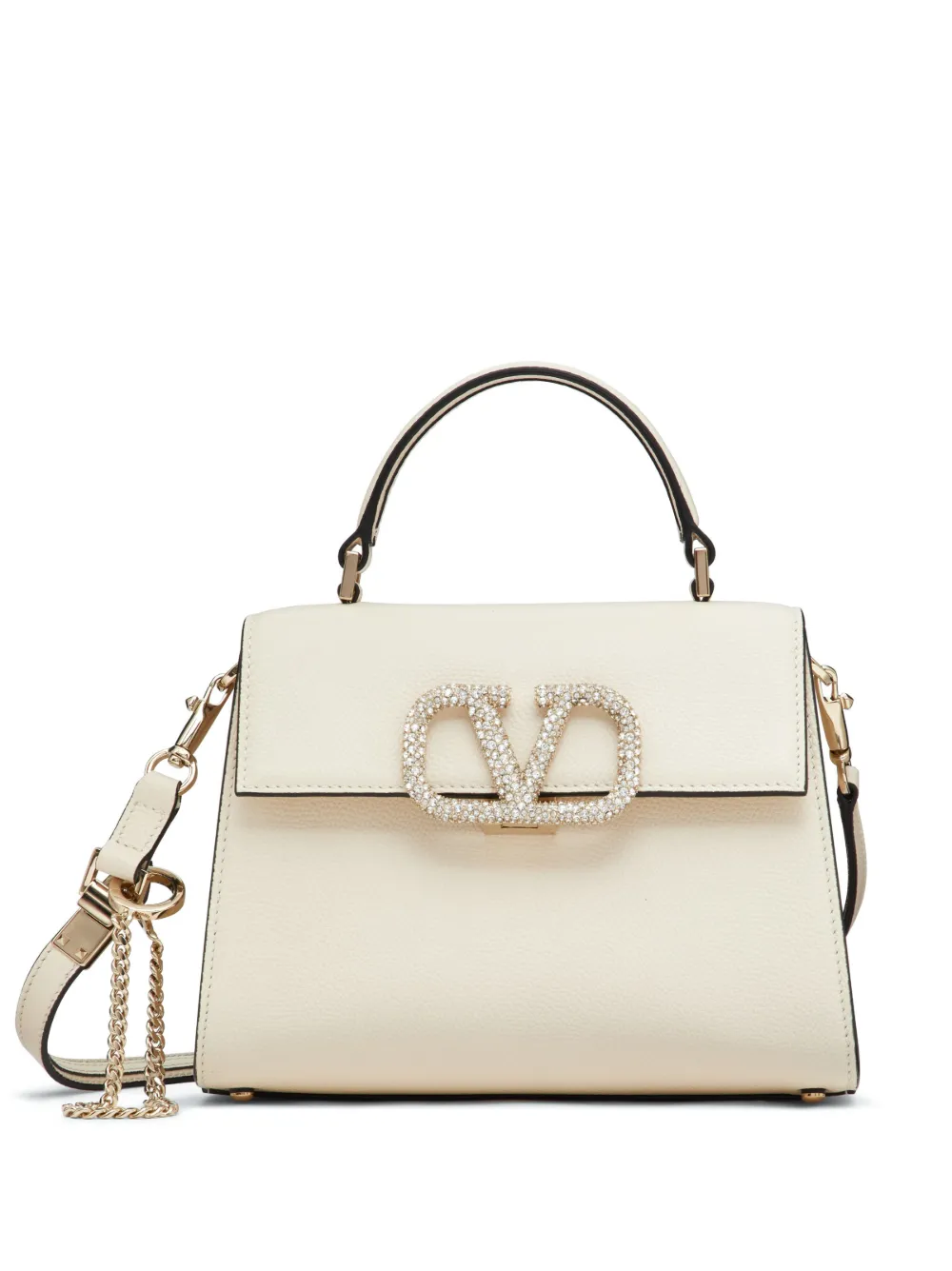 Valentino Garavani Borsa a mano VSling piccola con decorazione - Toni neutri