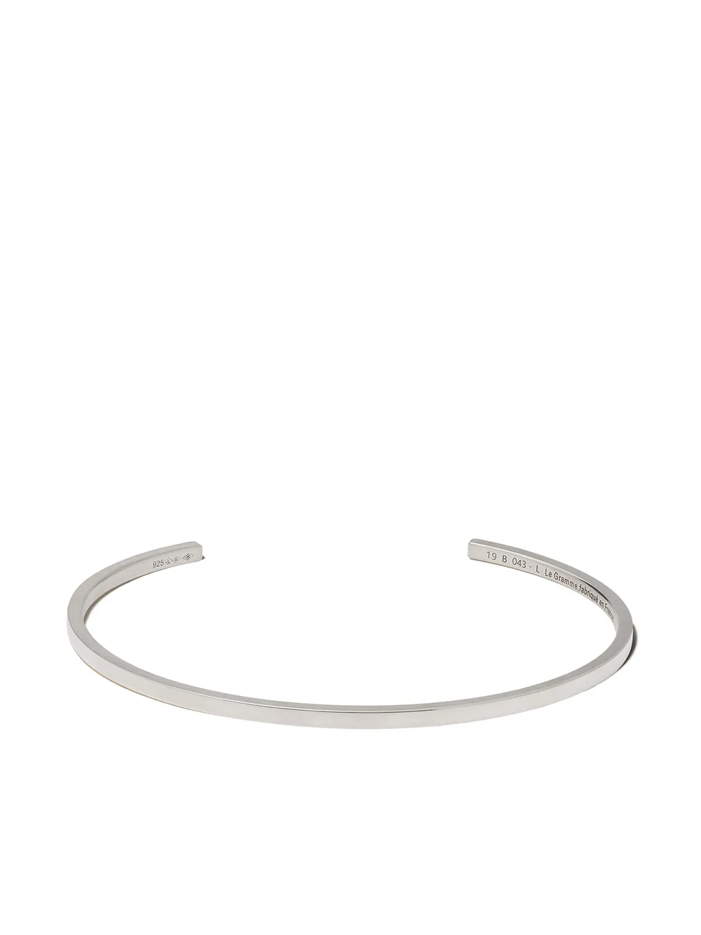 Le Gramme Bracciale rigido Le 7 Grammes - SILVER