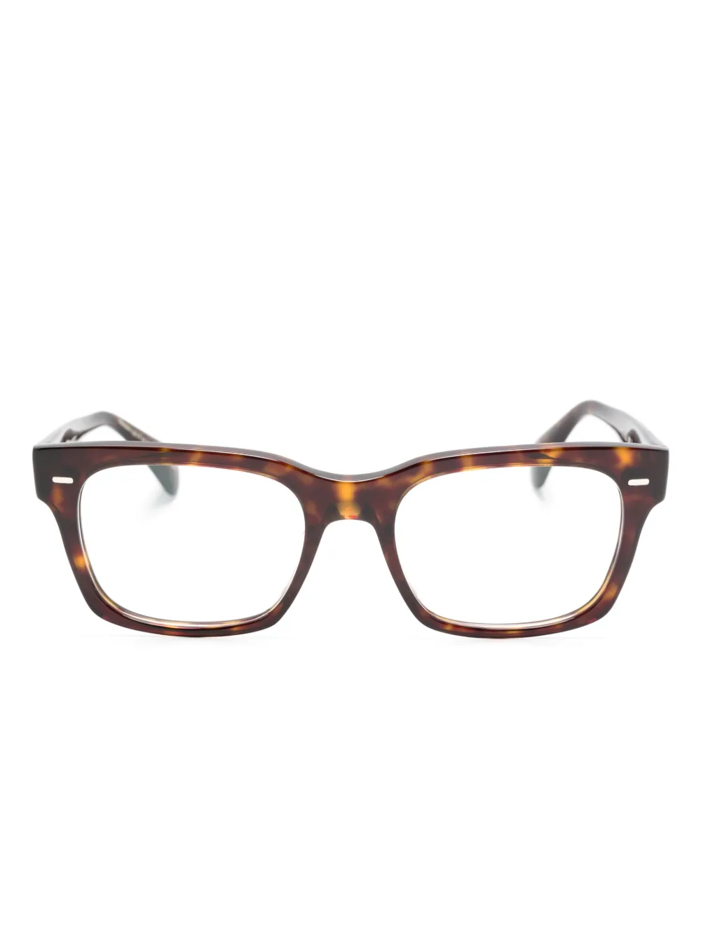 Oliver Peoples Occhiali rettangolari Ryce - Marrone