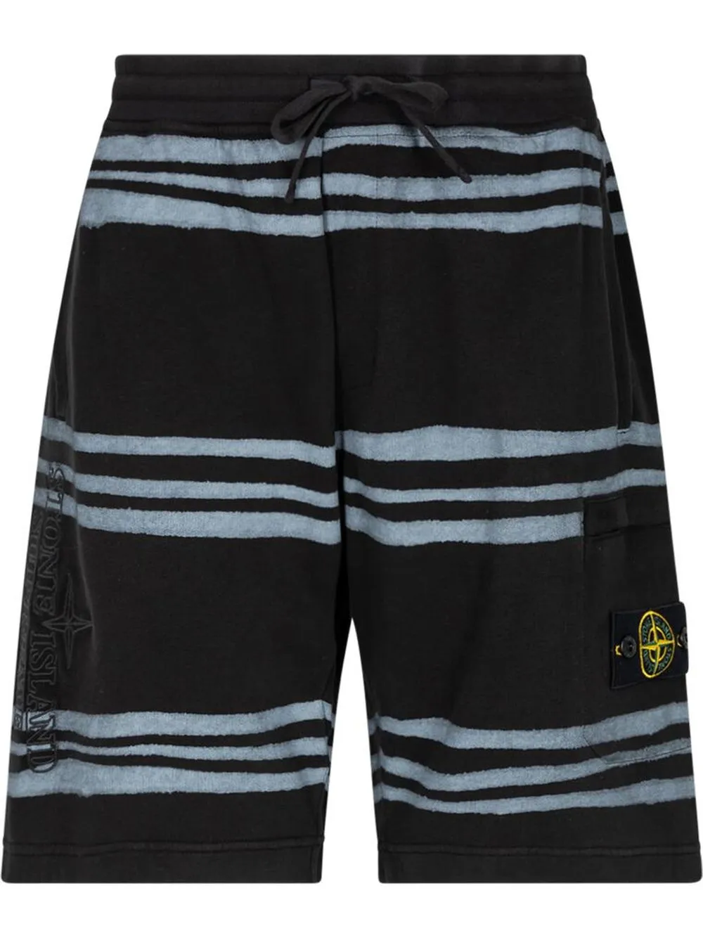 Supreme Shorts a righe Supreme x Stone Island - Nero