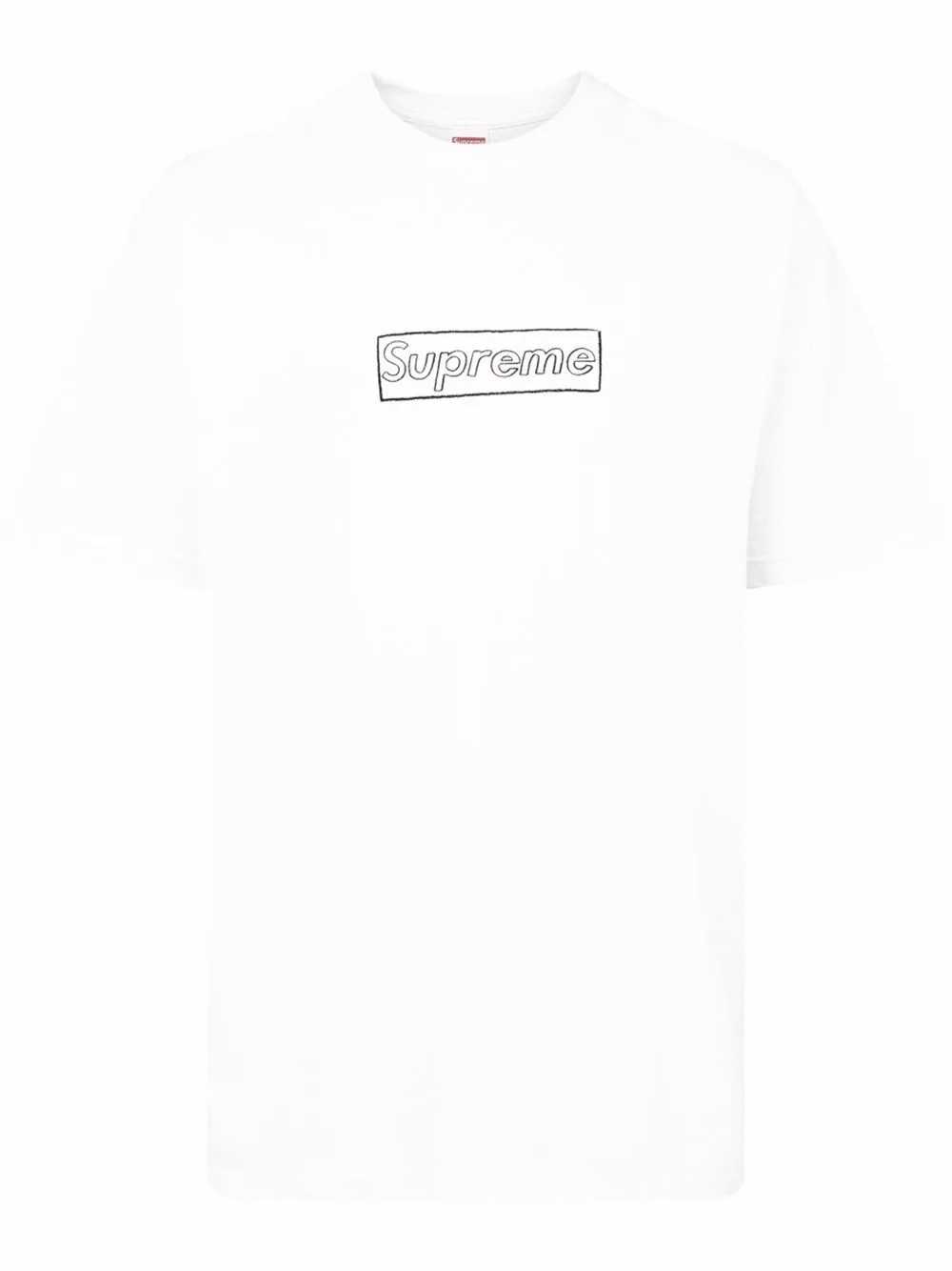 Supreme T-shirt con logo supreme x KAWS - Bianco