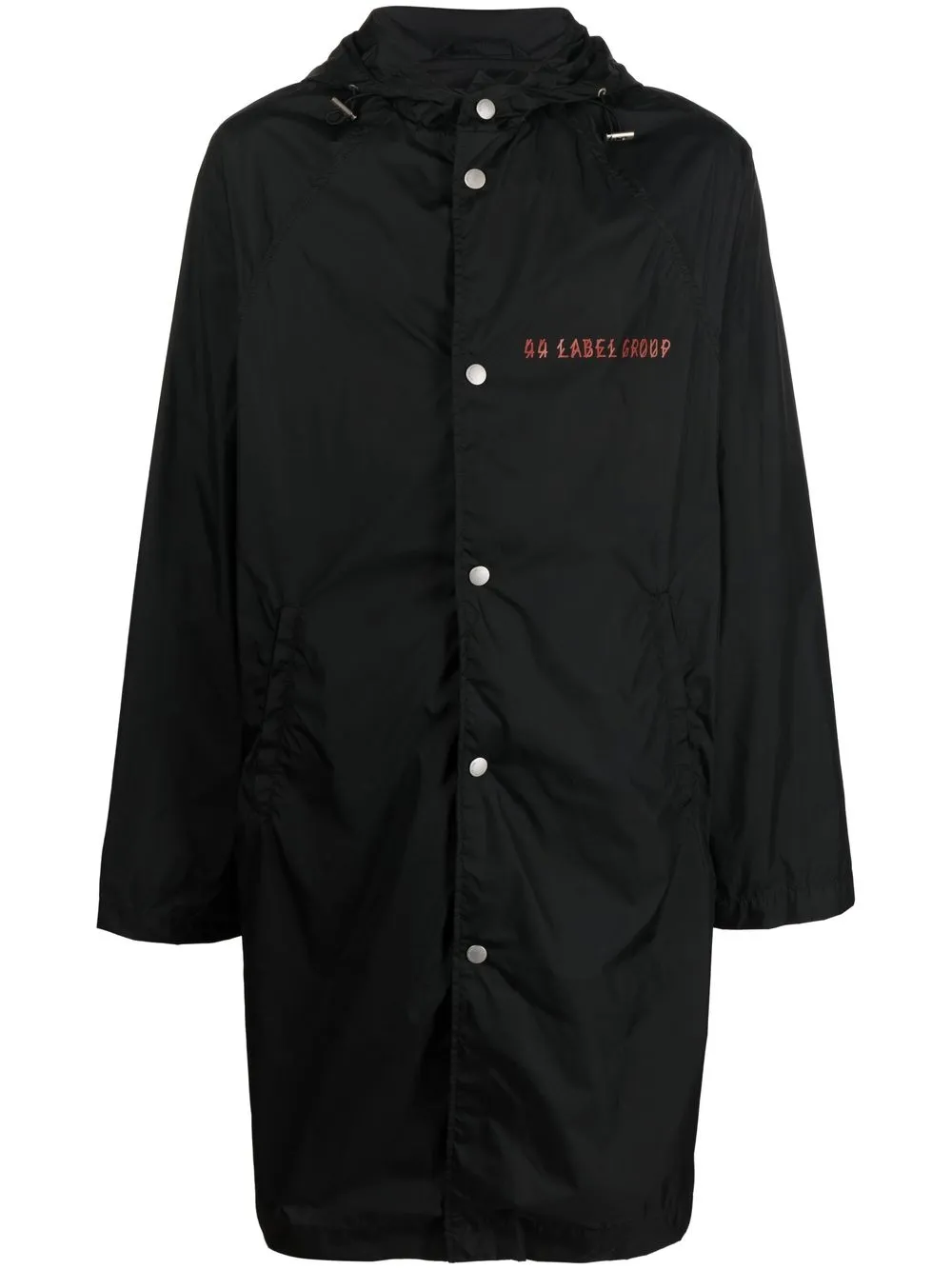 44 LABEL GROUP Parka con logo - Nero