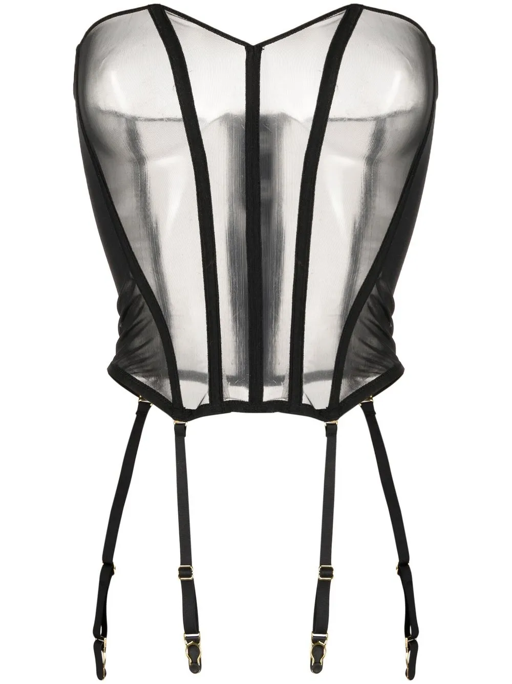 Maison Close Corsetto L'Amoureuse porte-jarretelles - Nero